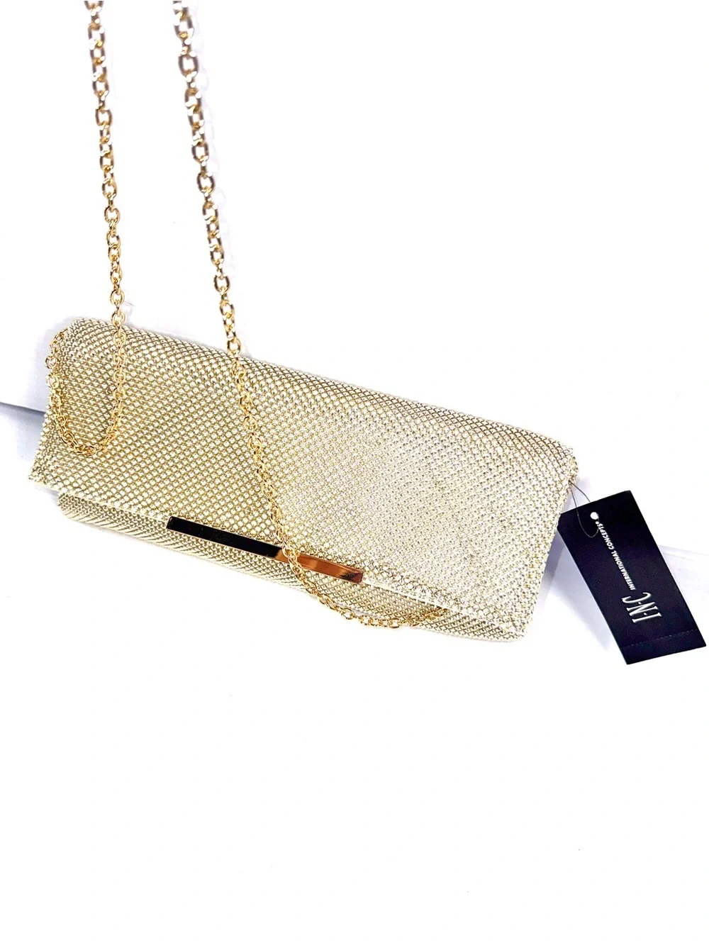 INC International Concepts shimmering mesh